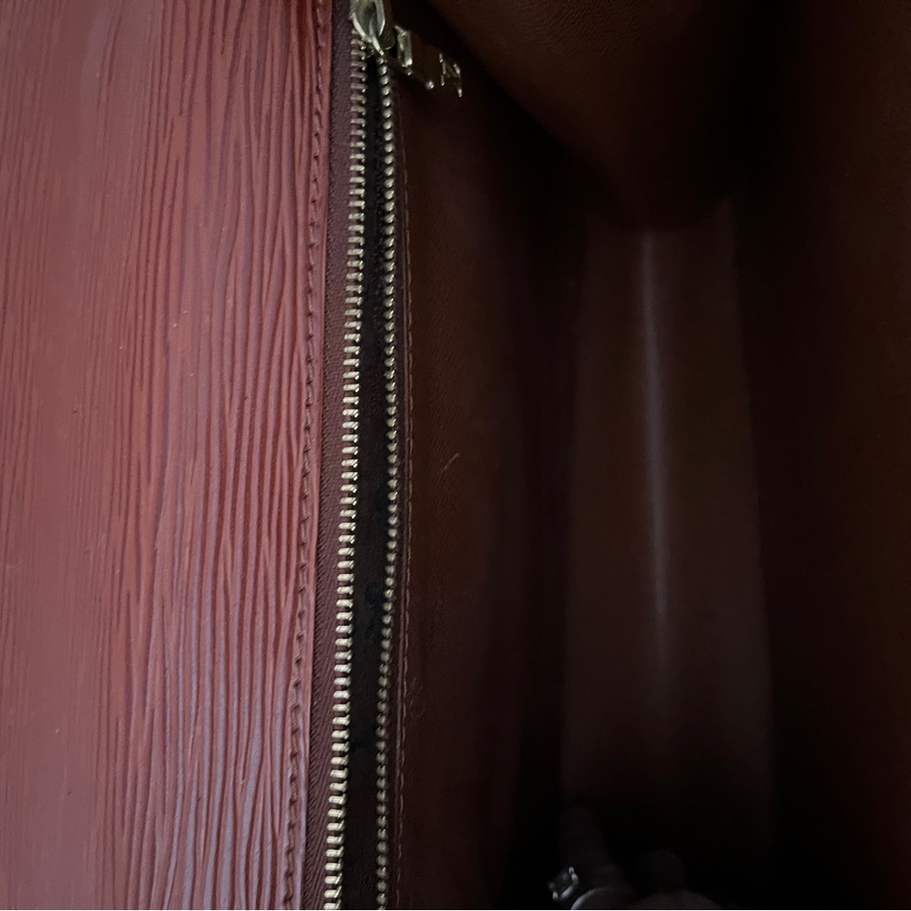 Louis Vuitton Chestnut Epi Leather Top Handle Satchel - Picture 7 of 17